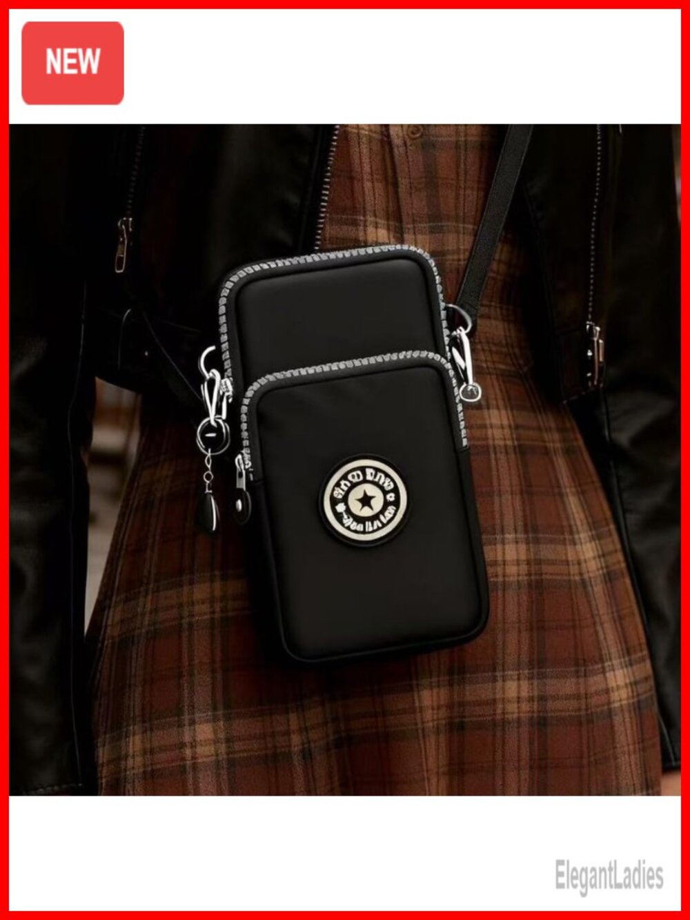 Small Crossbody Bag Adjustable Strap Mini Phone Wallet Purse Compact Cell Phone